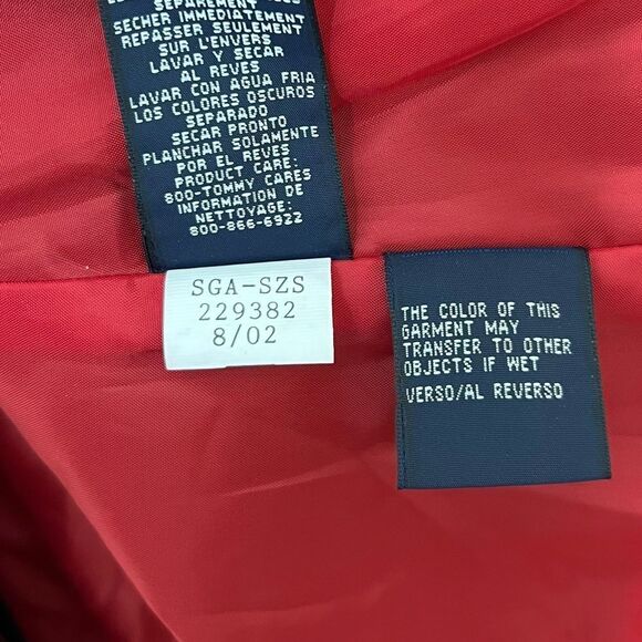 Tommy Hilfiger Vintage Y2K Black Velvet Pin Striped Blazer Jacket Size L - Picture 12 of 13